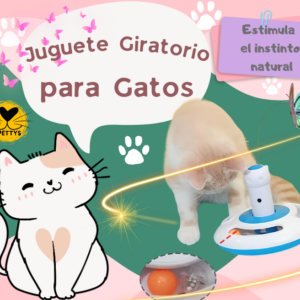 Juguete Giratorio Automático para Gatos
