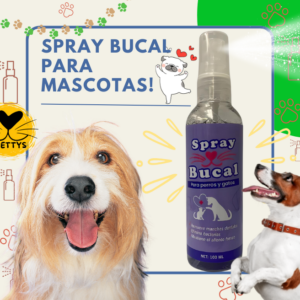 SPRAY BUCAL PARA MASCOTAS NATURAL100ml