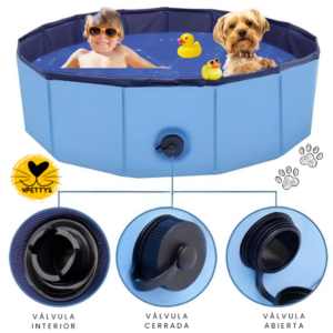 PISCINA PLEGABLE PARA MASCOTAS