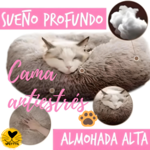 Cama para Mascota Anti Estrés - Talla M y XL