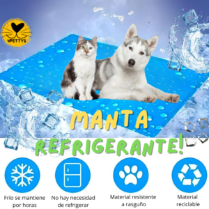 Manta Refrigerante Para Mascota 50x40cm