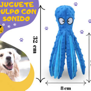 Juguete Pulpo De Peluche con Sonido