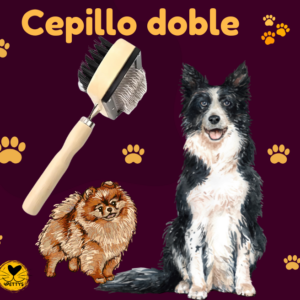 Cepillo Doble cerda para mascotas