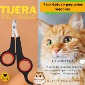 Cortauñas Especializado para mascotas pequeñas (gatos y roedores)