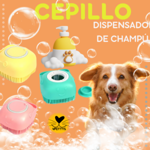 Cepillo de Baño con Dispensador de Champú