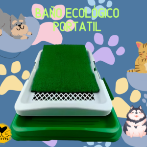 Baño Ecológico Portátil Para Mascotas