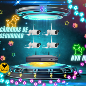 Kit 4 cámaras WIFI FullHD 1080