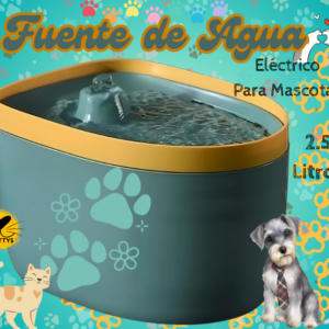 Fuente de Agua para Mascotas con Diseño Minimalista