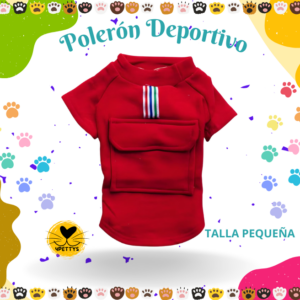 Polerón Deportivo para Perros Pequeño