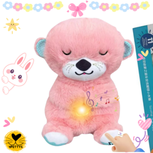 Nutria de Peluche Calmante Rosa