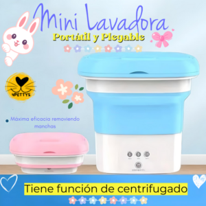 Mini Lavadora Portátil Plegable
