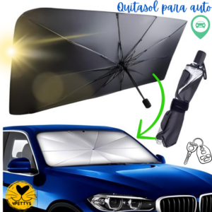 Quitasol para auto ¡fácil de usar!