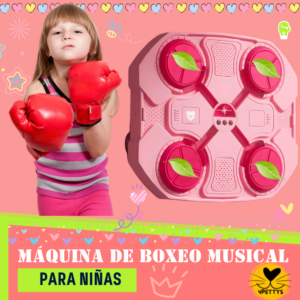 Máquina De Boxeo Musical Rosada